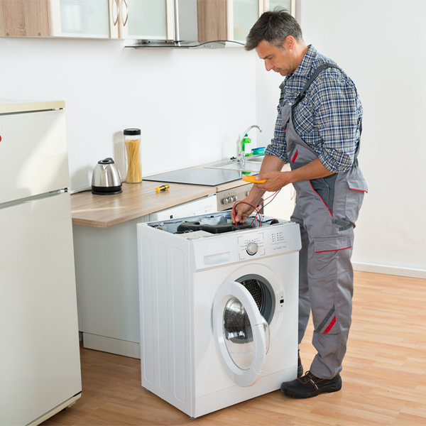 can you walk me through the steps of troubleshooting my washer issue in Center Lovell